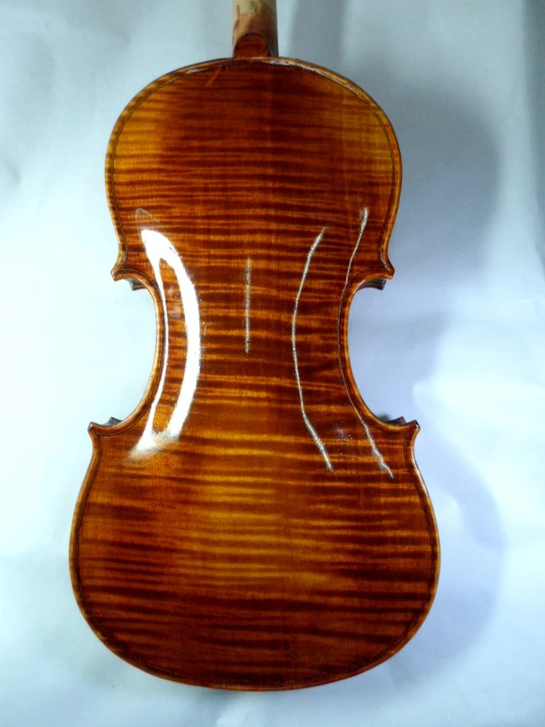 

Single board high quality handmade violin 4/4 solid wood natural pattern brown violin child adult playing musical instrument