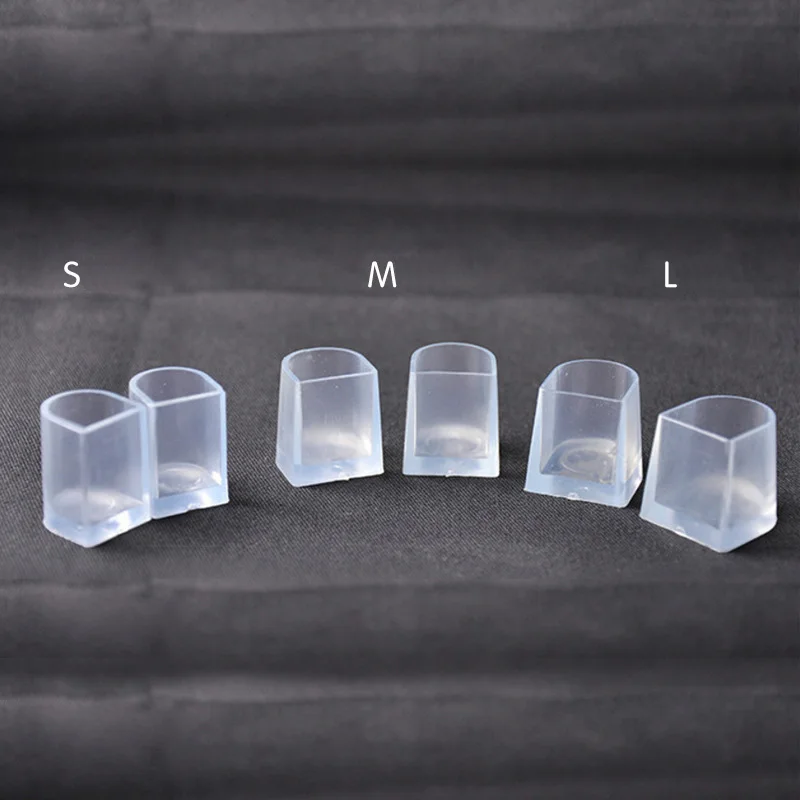 USHINE two pairs of heel protector covers heels non-slip silicone heels for wedding shoes ballroom dancing shoes Latin American