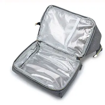 

New Waterproof Baby Diapers Milk Bottle Mom Bag Simple Fashion Portable Multifunction Backpack E65D