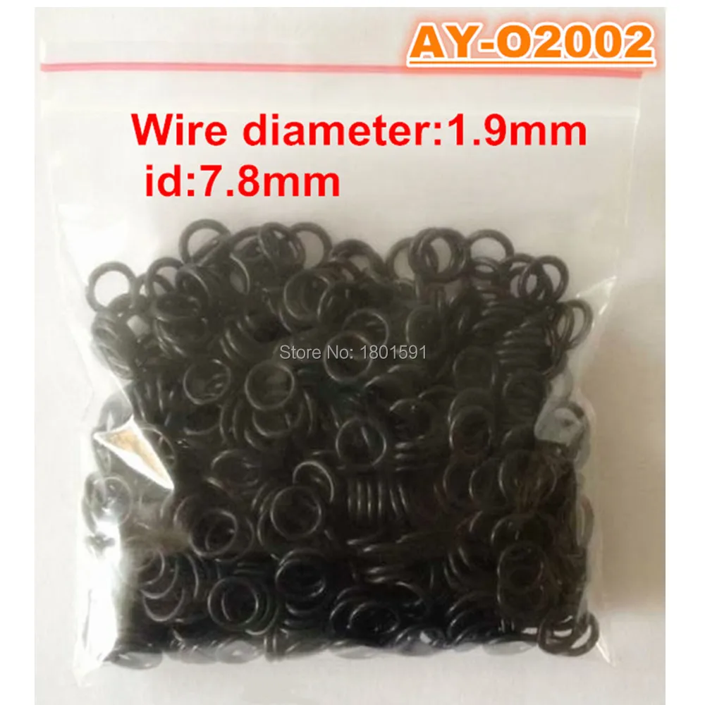 2000pieces Rubber Oring Seals 7.8*1.9mm ASNU17 for Toyota Fuel Injector Repair Part Free Shipping