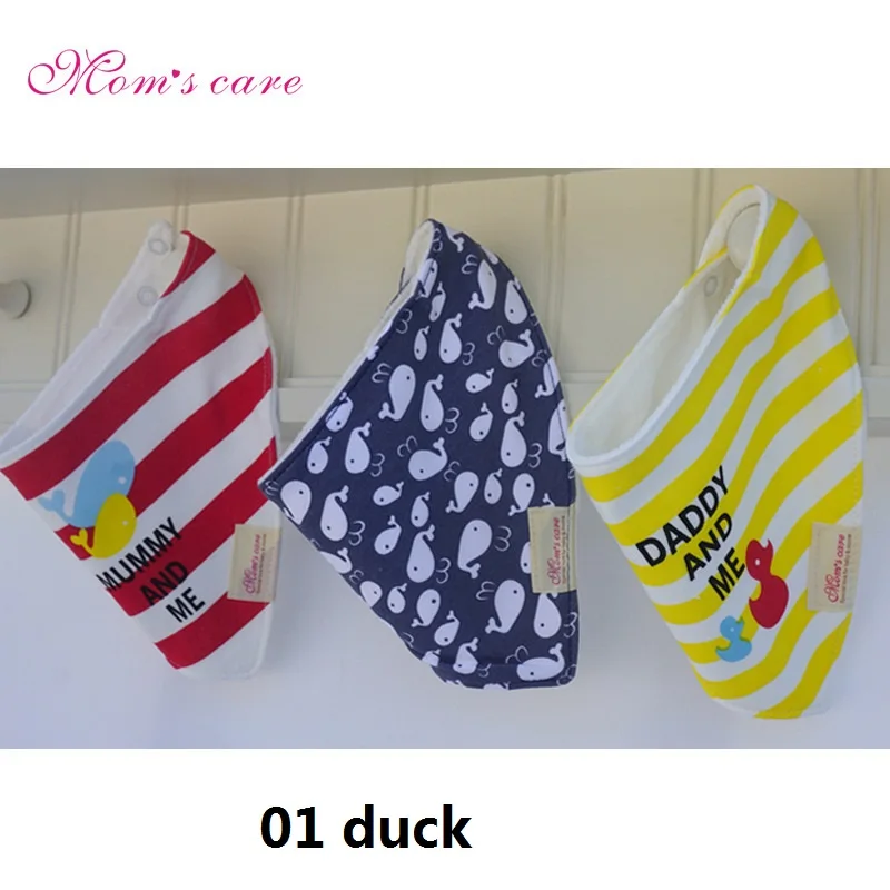 duck 3 шт./лот детские нагрудники бандана лот хлопок высокое качество; одежда пара детских чулков; слюнявчик для младенца Полотенца для мальчиков и девочек детские вещи - Цвет: duck
