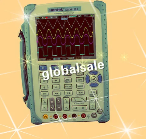 Hantek DSO1122S полная изоляция Ручной осциллограф, мультиметр 120 МГц 1GSa/s