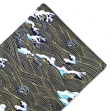 Хлопковая бронзовая ткань для поделок ювелирных изделий, нарезанная швейная Лоскутная стеганая ткань японская ткань