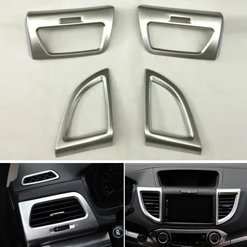 

4Pcs Car ABS Chrome Air Outlet Trim Cover For Honda CRV/CR-V 2012-2016