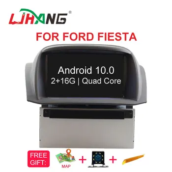 

LJHANG Android 10 Car DVD Player For Ford Fiesta 2008-2017 WIFI Multimedia GPS Navigation 2 Din Car Radio Video Stereo RDS Audio