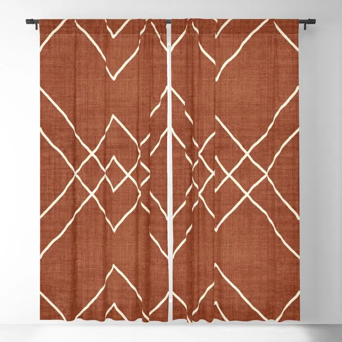 

Nudo In Rust Blackout CurtainBlackout Curtains 3D Print Window Curtains For Bedroom Living Room Decor Window Treatments