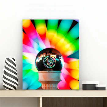 

DIY Coloring paint by numbersKaleidoscope of colored lightPainting paints by numbers with paint colors