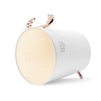 

LED Night Light Speaker Bluetooth 5.0 Stereo Woofer and Deer Light Bedside Lamp