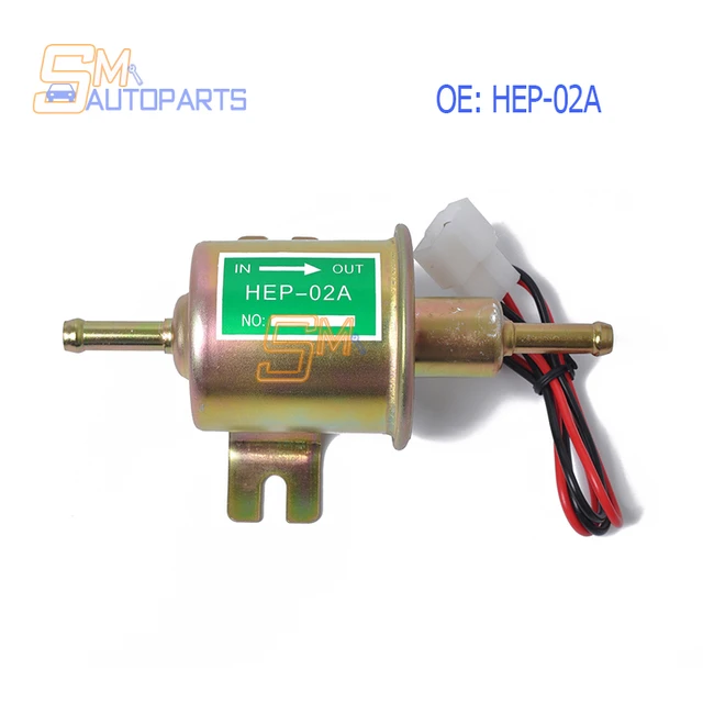 Universal 12V HEP-02A Fuel Transfer Pump Inline Electric Low Pressure Fuel  Pump Gas Fuel Pump - AliExpress