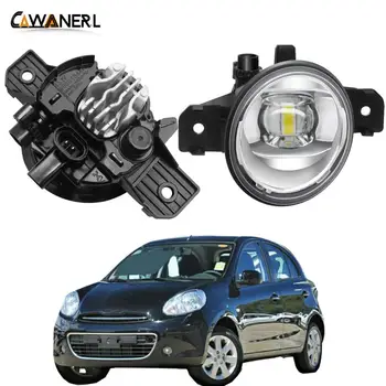 

Fog Light Assembly H11 Car Right + Left LED Lens Fog Lamp DRL 30W 12V For Nissan Micra March 4/IV (K13) Hatchback 2010-2018