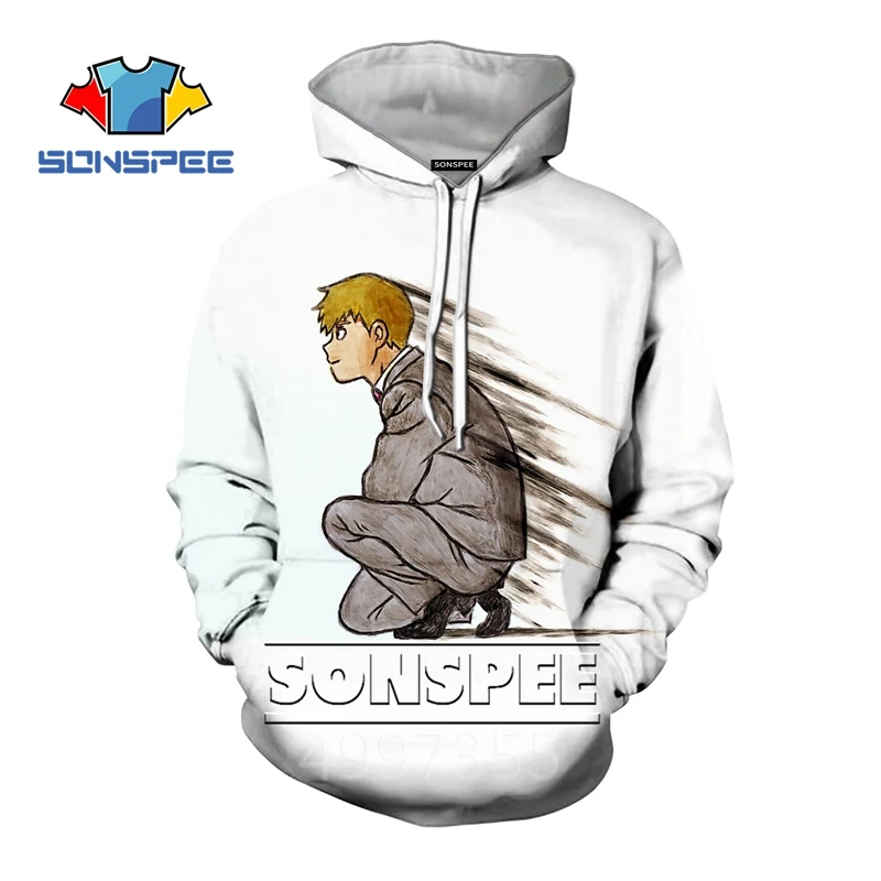 SONSPEE/Новинка 100 года; толстовка с 3D принтом в стиле аниме; толстовка с капюшоном для детей; уличная толстовка для мальчиков и девочек-подростков; пуловер; детский топ; C124