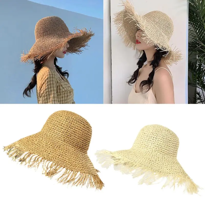 crochet visor hat