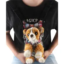 Нет практичных домашних животных Пакет собак кошек передний сундук двойной плечо сумка Открытый Рюкзак