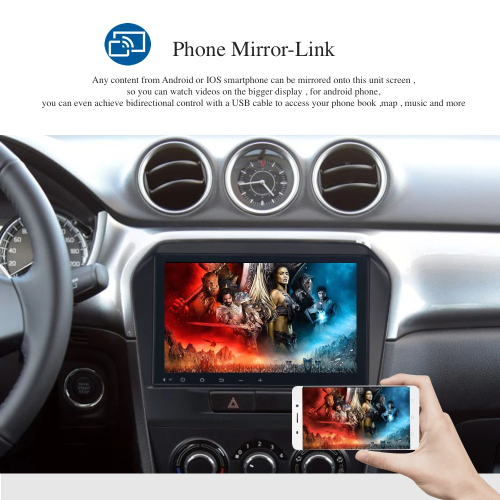 Android 9,0 автомобильное радио 2 Din gps для Suzuki Vitara PX6 DSP ips HDMI 4 Гб+ 64 Гб RDS Wi-Fi RDS USB BT зеркало-Ссылка SWC