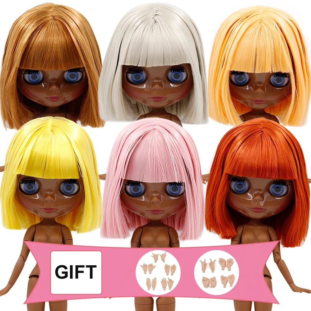 Ледяной DBS Blyth кукольные 1/6 bjd 30 см шарнирное тело короткие масло для волос в том