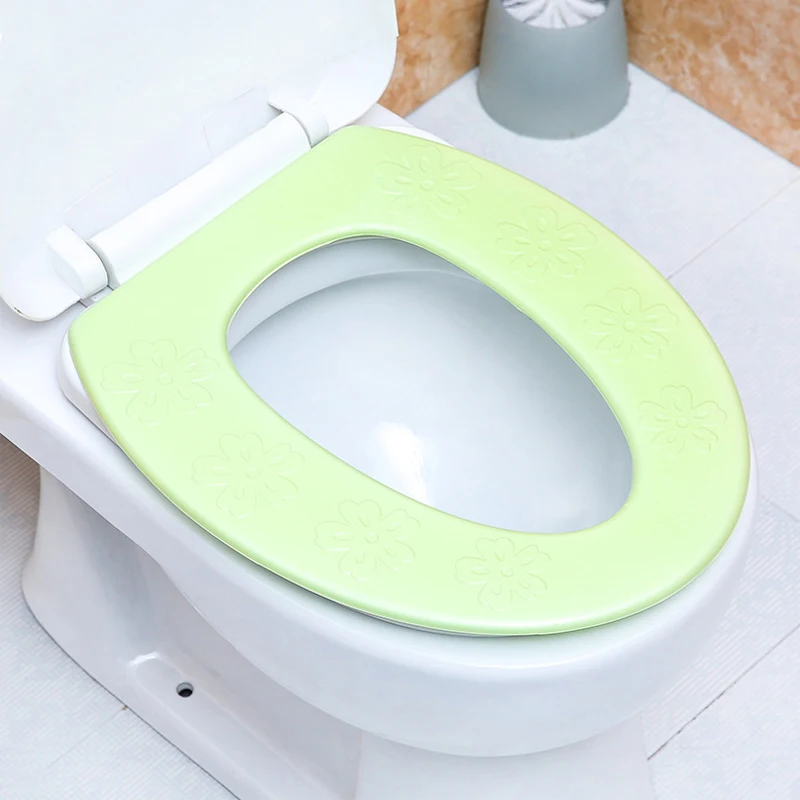 Toilet Seat Cover Waterproof EVA Toilet Seat Mat Reusable Warm Soft Pad