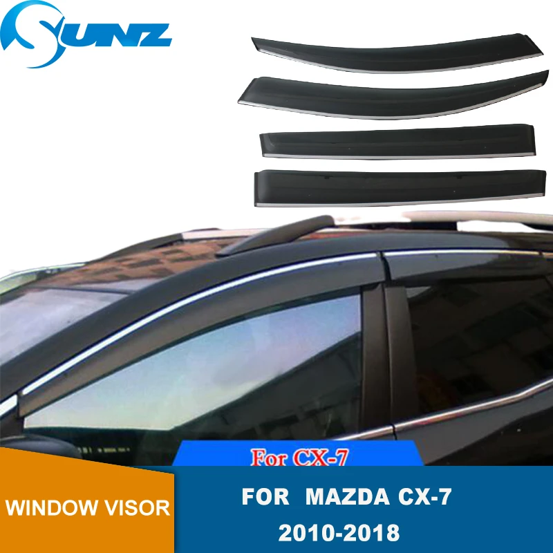 Automotive JDM Vent Visors 4pcs Wind Deflector Mazda CX7 CX7 0711