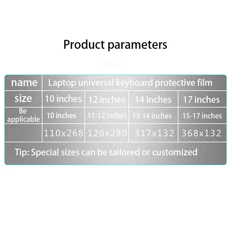 Силиконовая клавиатура для ноутбука защитный чехол Прозрачная крышка клавиатуры ноутбука пылеотталкивающая пленка костюм для 12 13 14 15 17 дюймов