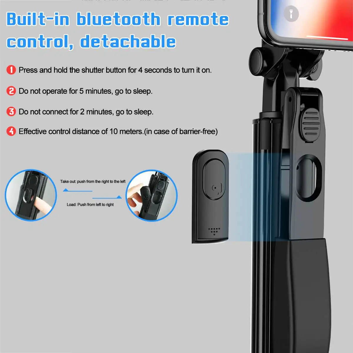 Детская одежда на рост 80, 110/160 см новые Беспроводной bluetooth selfie Stick 3 в 1 раздвижной поративный монопод, мини-штатив с bluetooth пульт дистанционного спуска затвора palo selfie