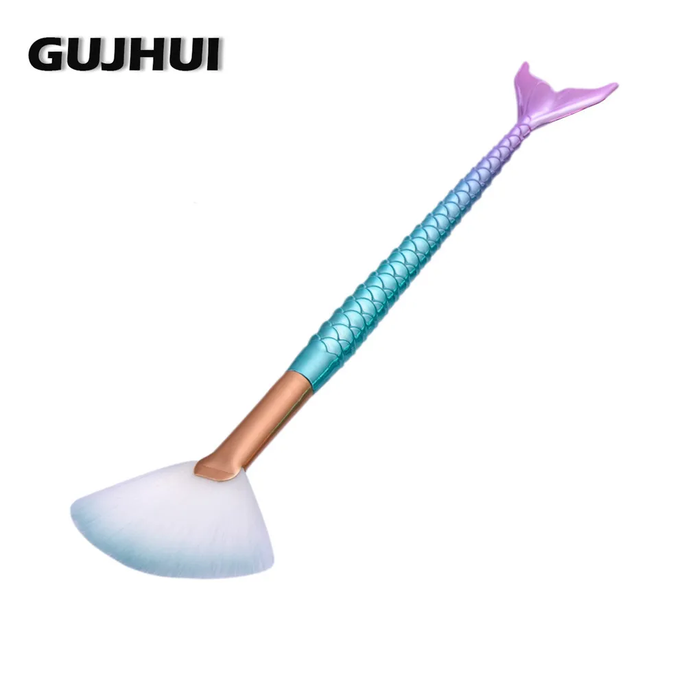 GUJHUI 2017 Makeup brushes Foundation Blush Cosmetic Concealer Face Make up Fan Brush Pinceis de maquiagem Dropshipping USPS | Красота и