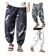 Повседневные шаровары, мужские мешковатые джоггеры, спортивные штаны, уличная одежда, джоггеры, размер M-5XL