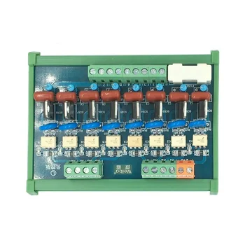 

8-channel PLC AC Amplifier Board Optocoupler Isolation Positive and Negative Control PNP Contactless Relay 0V Trigger