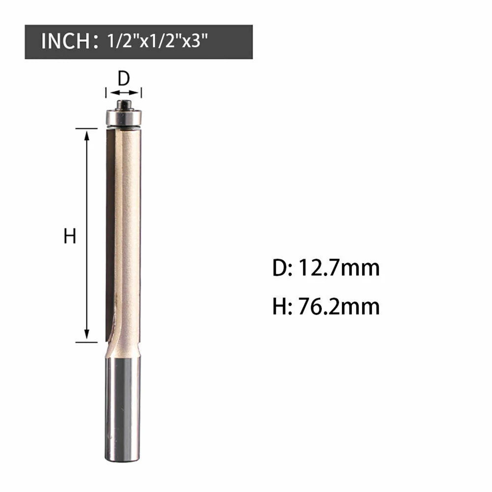 1 шт. 1/2 &quotфрезы удлиненные двойные фрезы хвостовик Деревообрабатывающий