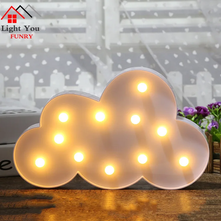 

LED cloud decoration lamp Christmas romantic decoration night light Children's bedroom decoration lamp