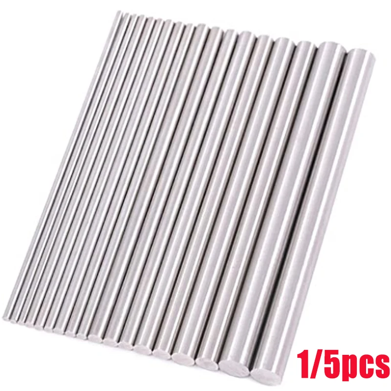500mm Long Stainless Steel Rod Metal Working Hobbies and DIY Craft 2mm 2.5mm 3mm 4mm 5mm 6mm 8mm 10mm 14mm linear shaft linear shaft rod steel round rod