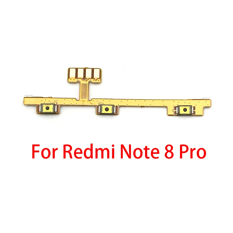 Redmi Note 8 Pro Кнопка громкости питания гибкий ленточный кабель для Xiaomi mi A3 9T 9 Lite Red mi Go 8 7 7A S2 Note 7 K20 Pro Note 8 Pro запасные части - Цвет: Redmi Note 8 Pro