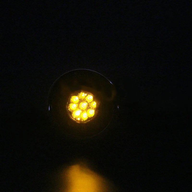 2 шт 4 круглые красные/Янтарные 16LED грузовые трейлеры тормозные поворотные сигнальные задние фонари лампы