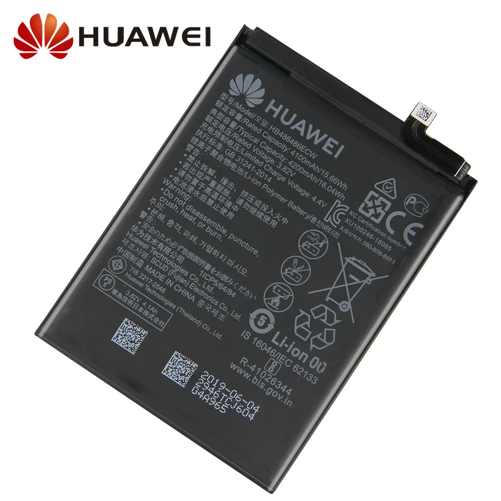 Оригинальный запасной аккумулятор HB486486ECW для Huawei P30 Pro Mate20 Mate 20 оригинальный