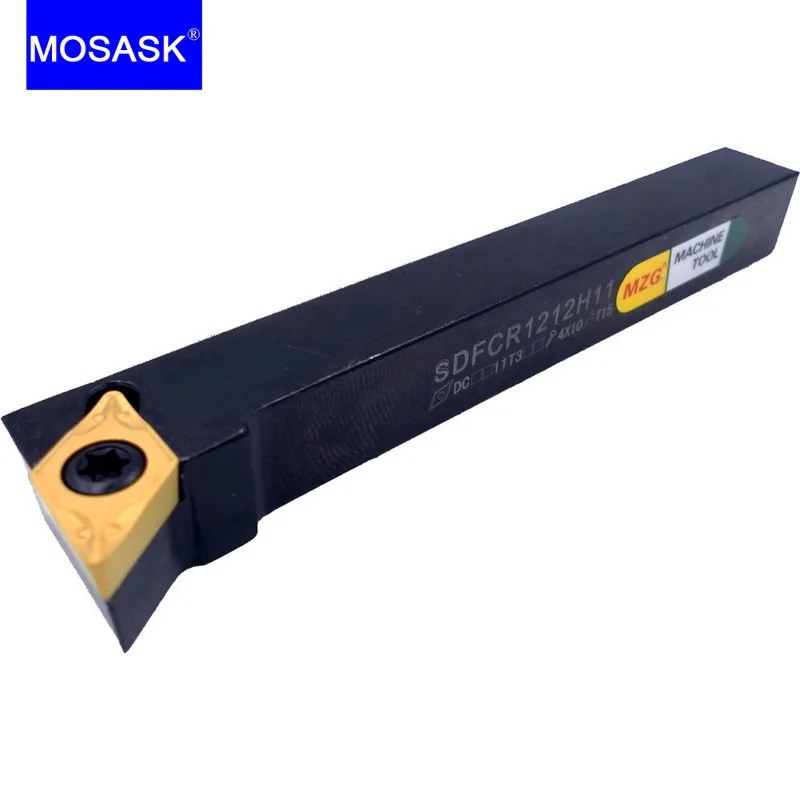 MOSASK SDFCR резак SDFCR1212H11 адаптер индексируемый карбид Вставки бар CNC токарный станок