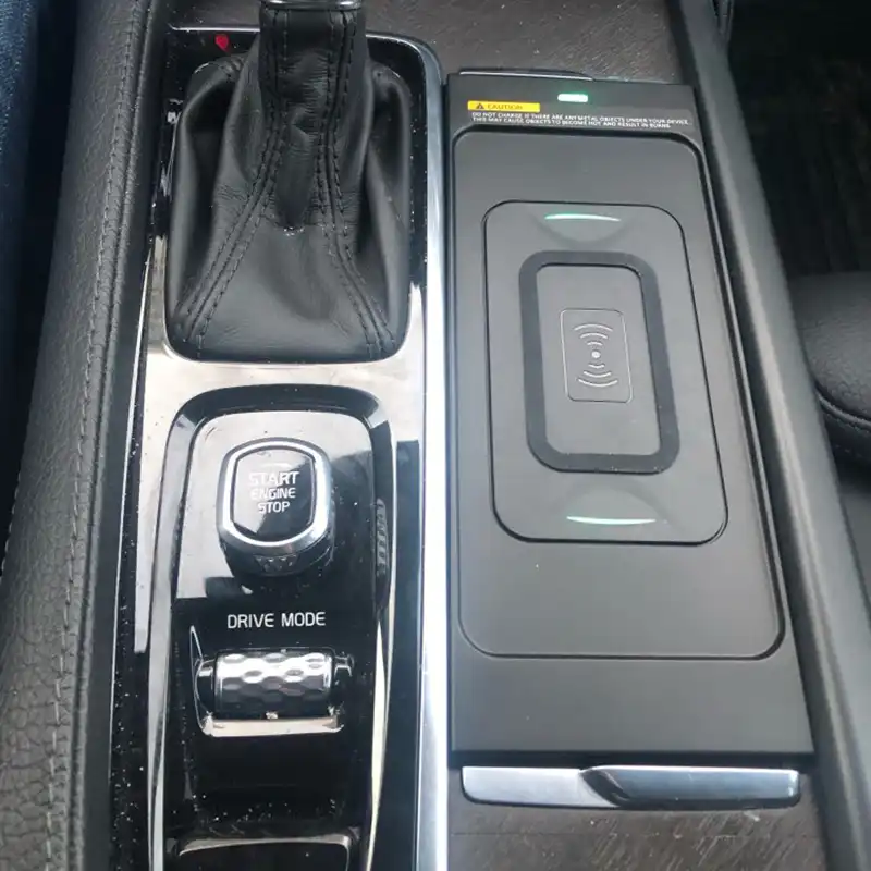 10W car QI wireless charging phone charger for Volvo XC90 XC60 S90 V90