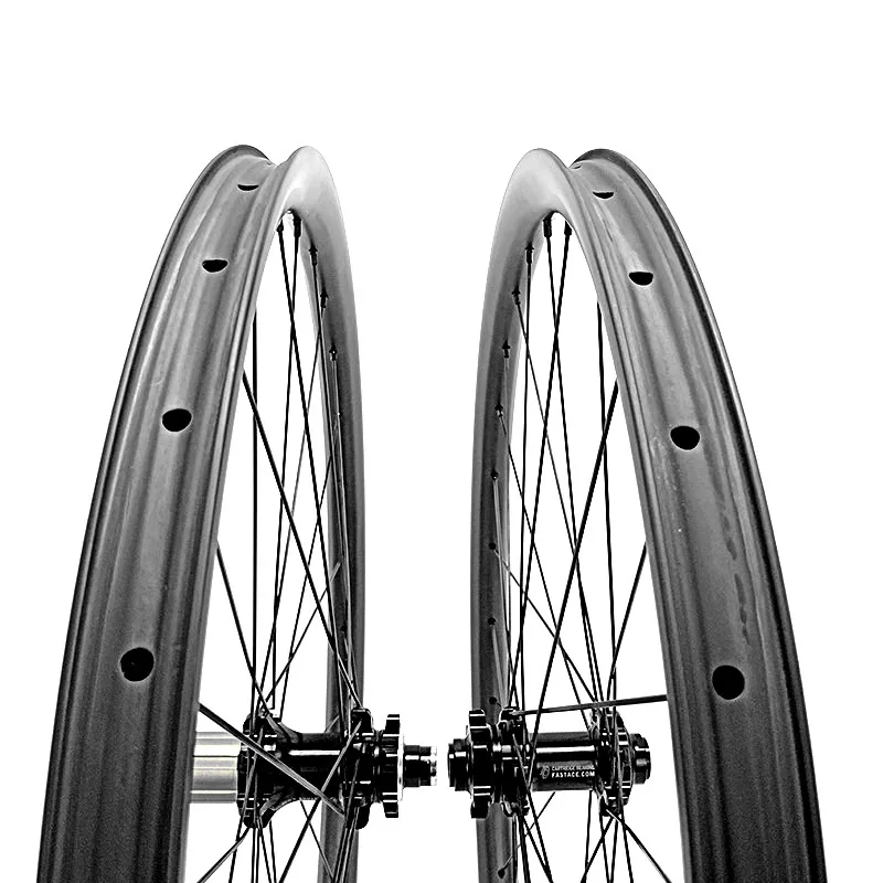 27,5 er mtb велосипедные колеса 27,4x23 мм Асимметричные бескамерные дисковые колеса FASTace DA206 100x15 142x12 1423 Углеродные mtb колеса