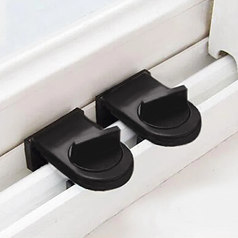 

Locks On Windows Adjustable Security Door Latch Mobile Window Insurance Lock Anti-theft Protection Lock Window Stoppers