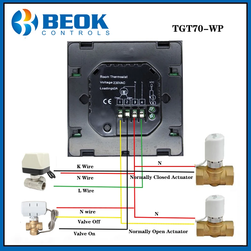 TGT70 WP controlador de temperatura programável semanal