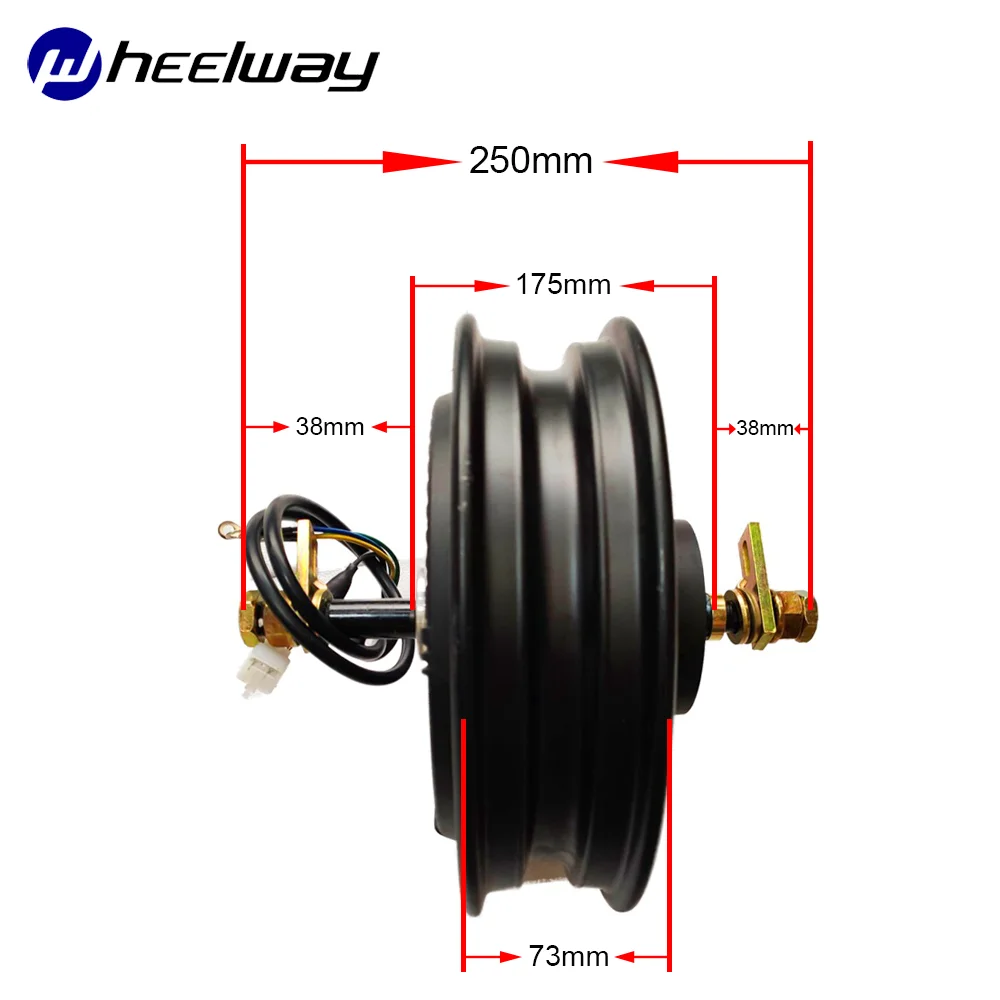 10 Inch 48V1200W Electric Scooter Twin Tire Electric Unicycle Motor