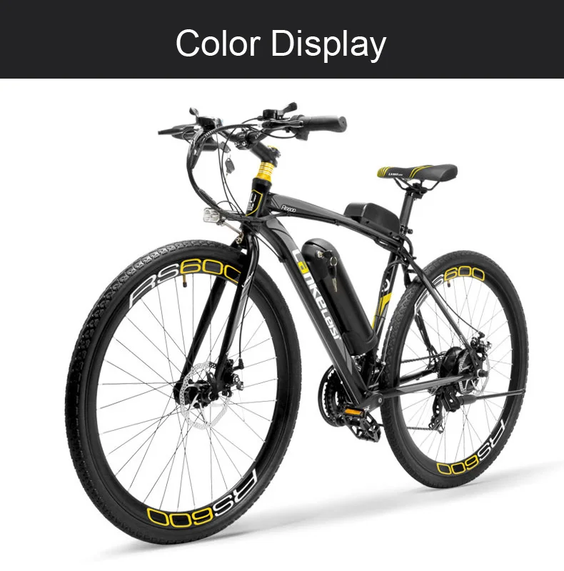 Best RS600 Powerful Electric Bike, 36V 20A Battery Ebike,700C Road Bicycle, Both Disc Brake, Aluminum Alloy Frame, Mountain Bike 14