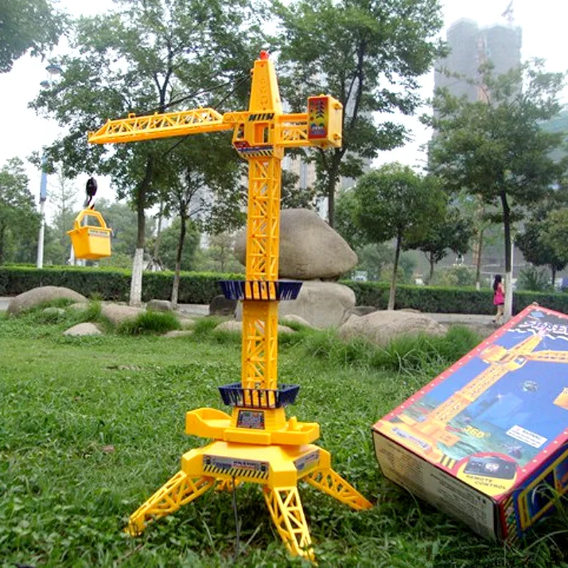 

Electric Remote Control Engineering Vehicle Toy Children Tower Crane Crane-by-Wire Crane Engineering Fitness Crane Crane Toy