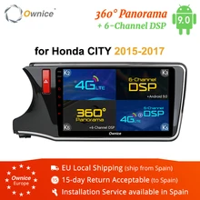 Ownice K1 K2 K3 K5 K6 2DIN 360 Panorama DSP 4G LTE Автомобильный плеер радио аудио DVD Android 9,0 gps Navi для Honda City