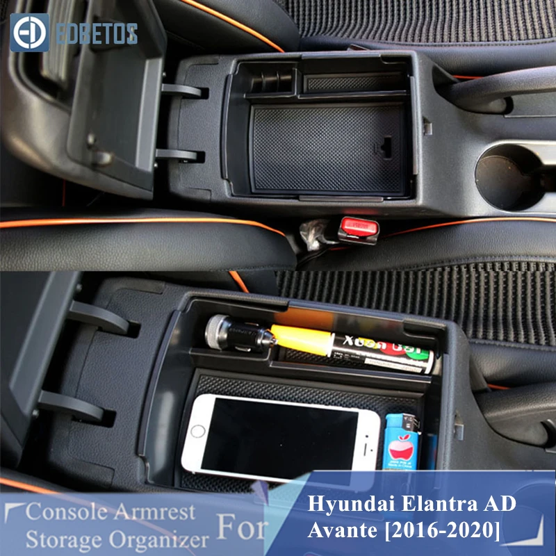 Центральная консоль Органайзер лоток для Hyundai Elantra AD подлокотник хранения