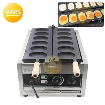 Commercial Appliances Kroean Egg Bread Maker Electric 6 Molds Gyeran Bbang Egg Cake Waffle Machine Snack Breadfast Iron Pan 1