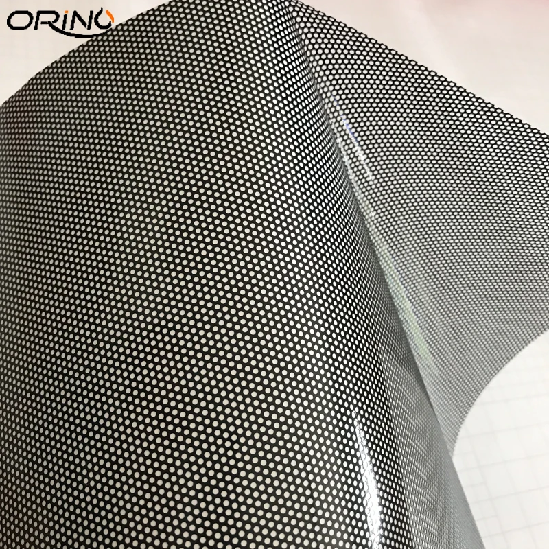 

Perforated Film Mesh Tinting Headlights Tint Car Window Wrap Legal Fly-Eye Black Car Styling Motorcycle Scooter Decals