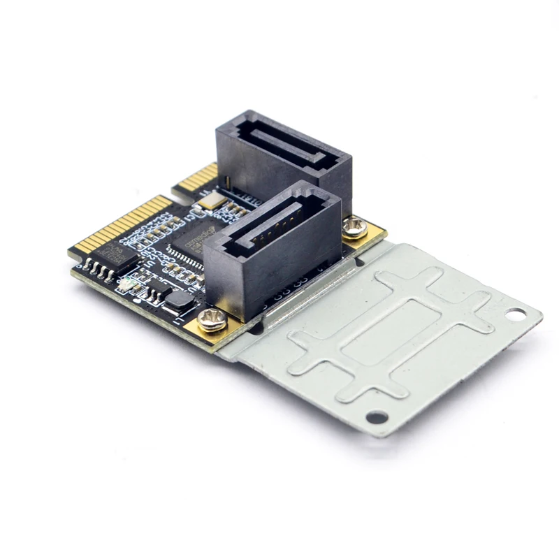2 порта добавить на карты Mini PCI-E PCI Express to SATA кабель 3,0 конвертер жесткий приводной удлинитель карты компьютерные компоненты высокая скорость