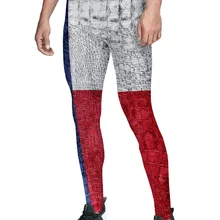 Брюки с национальным флагом, мужские брюки с высокой талией, тянущиеся брюки из искусственной кожи, быстросохнущие штаны с высокой посадкой, цветные брюки Cu