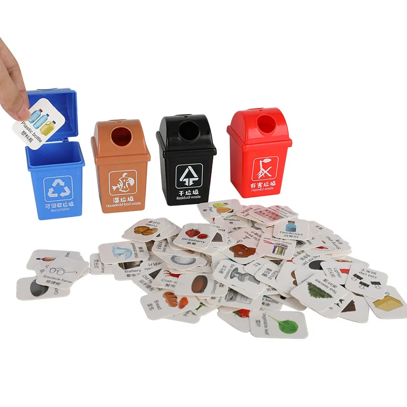

Educational Brain Force Combat Garbage Compartmental Game Props Shanghai Version of the Boys And Girls Toy Douyin Celebrity Styl