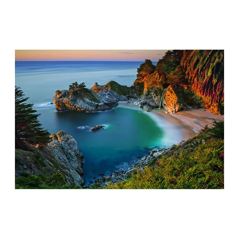 

5D DIY Full Square drill Diamond Painting Cross Stitch sunset Sea scenery embroidery Rhinestones Mosaic home decor WZ