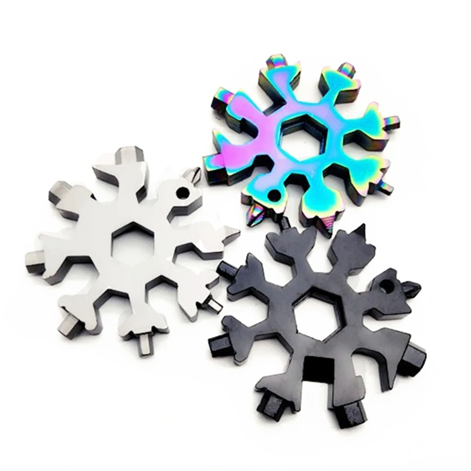 Многофункциональные инструменты 18 в 1 комбинация карт снежинки искусственный