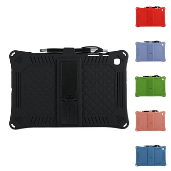 

Tablet Case for Samsung Galaxy Tab S6 Lite Silicone Case Tablet Stand with Capacitor Pen for Office Home